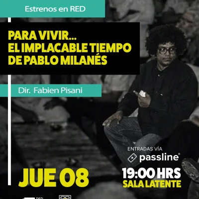 Afiche de Estrenos en RED · Para vivir… el implacable tiempo de Pablo Milanés