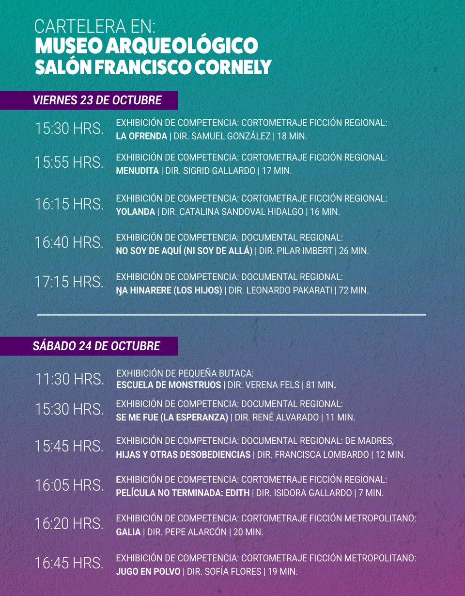 Afiche de Escuela de monstruos · Pequeña Butaca FECILS