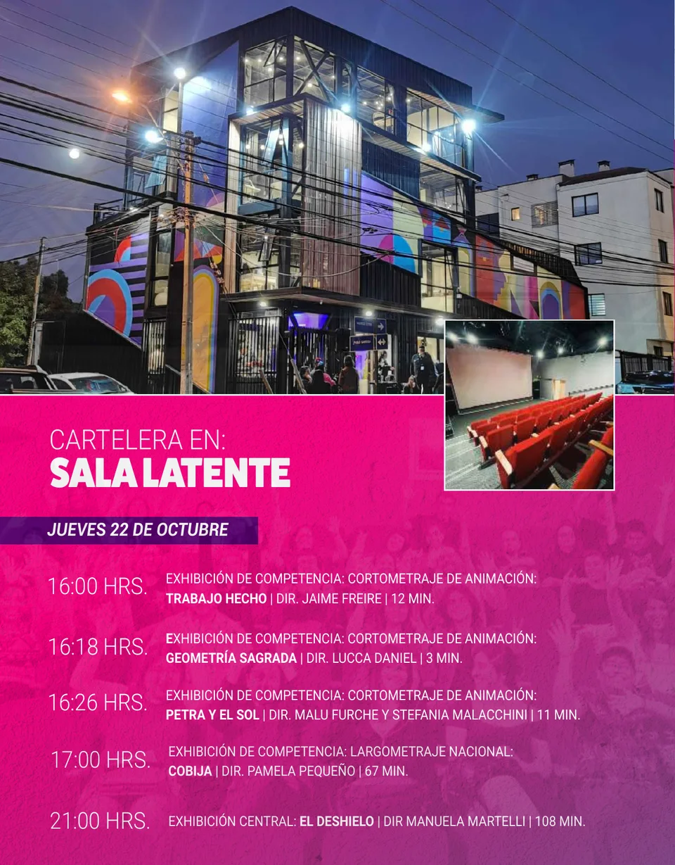 Afiche de El Deshielo · función central FECILS