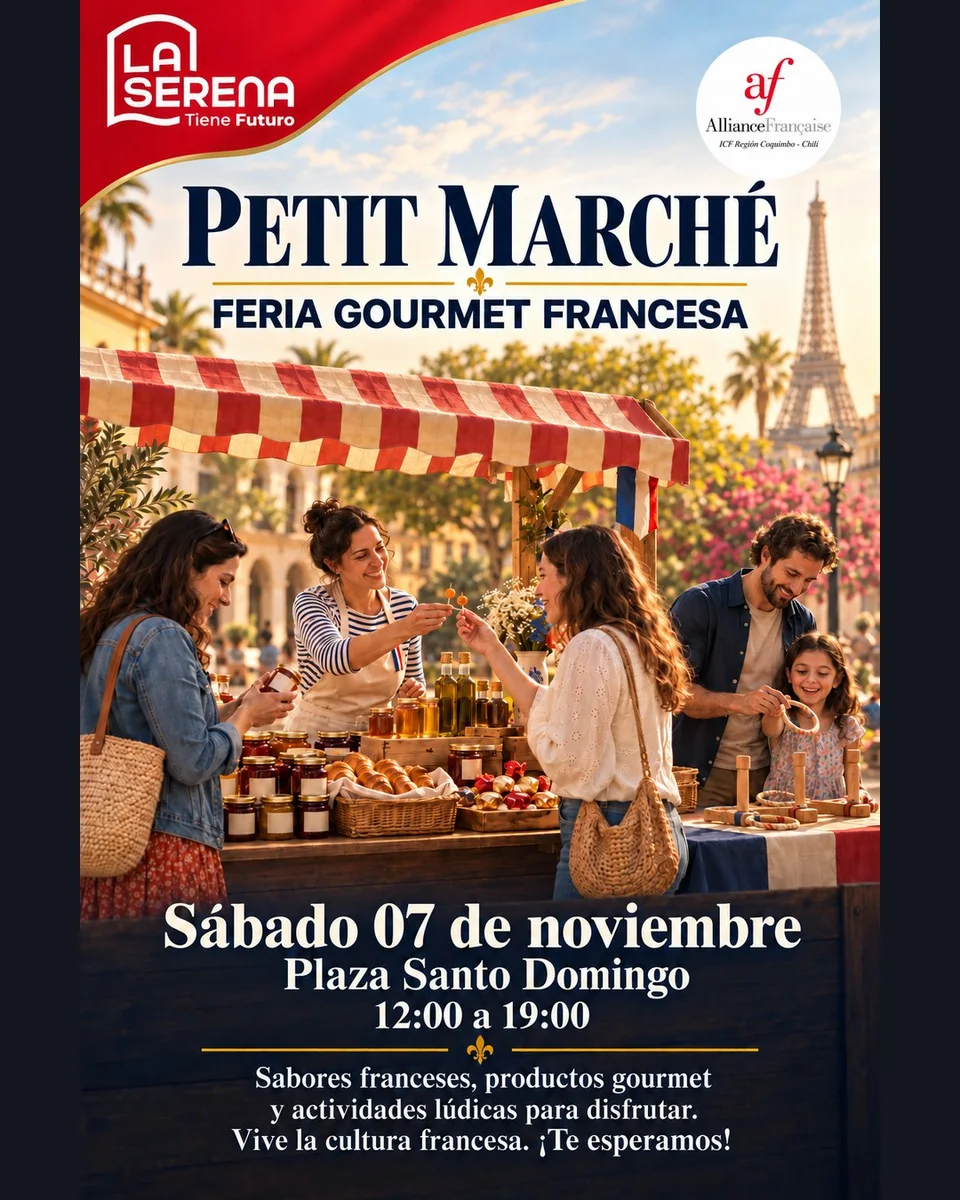 Afiche de Petit Marché · mercado francés